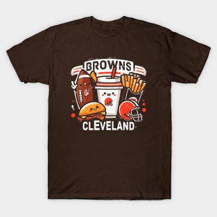 Cleveland Browns doodles T-Shirt